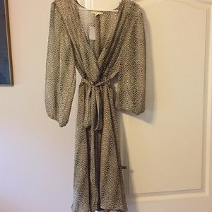 Cheetah print, knee length dress